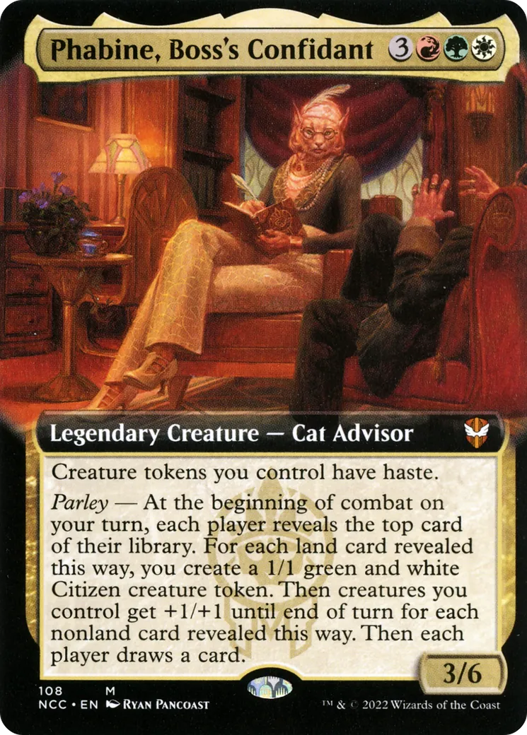 Phabine, Boss's Confidant — New Capenna Commander — Magic: The Gathering