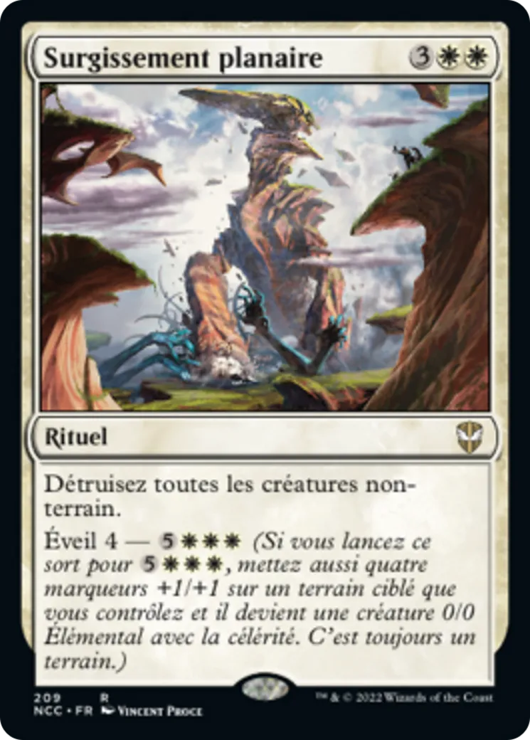 Surgissement planaire — New Capenna Commander — Magic: The Gathering