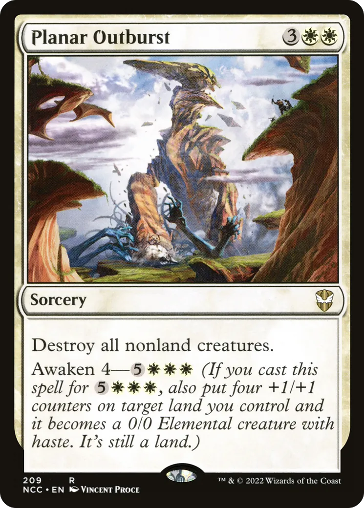 Planar Outburst — New Capenna Commander — Magic: The Gathering