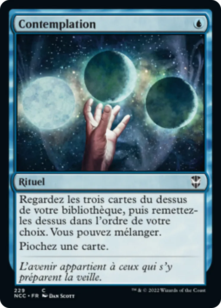 Contemplation — New Capenna Commander — Magic: The Gathering