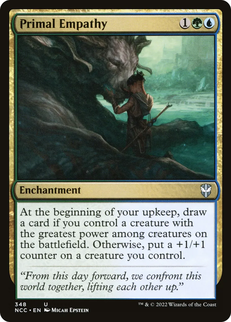 Primal Empathy — New Capenna Commander — Magic: The Gathering