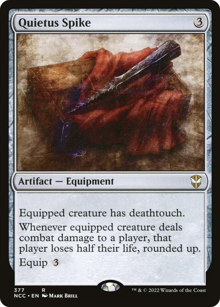 Quietus Spike — New Capenna Commander — Magic: The Gathering