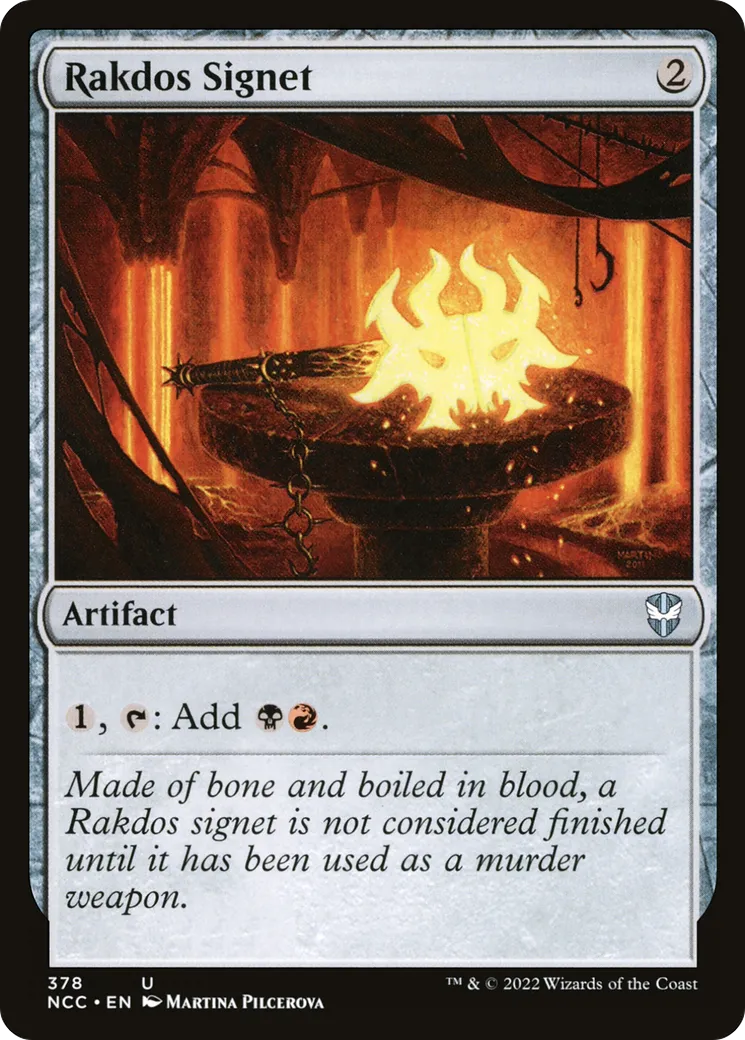Rakdos Signet — New Capenna Commander — Magic: The Gathering