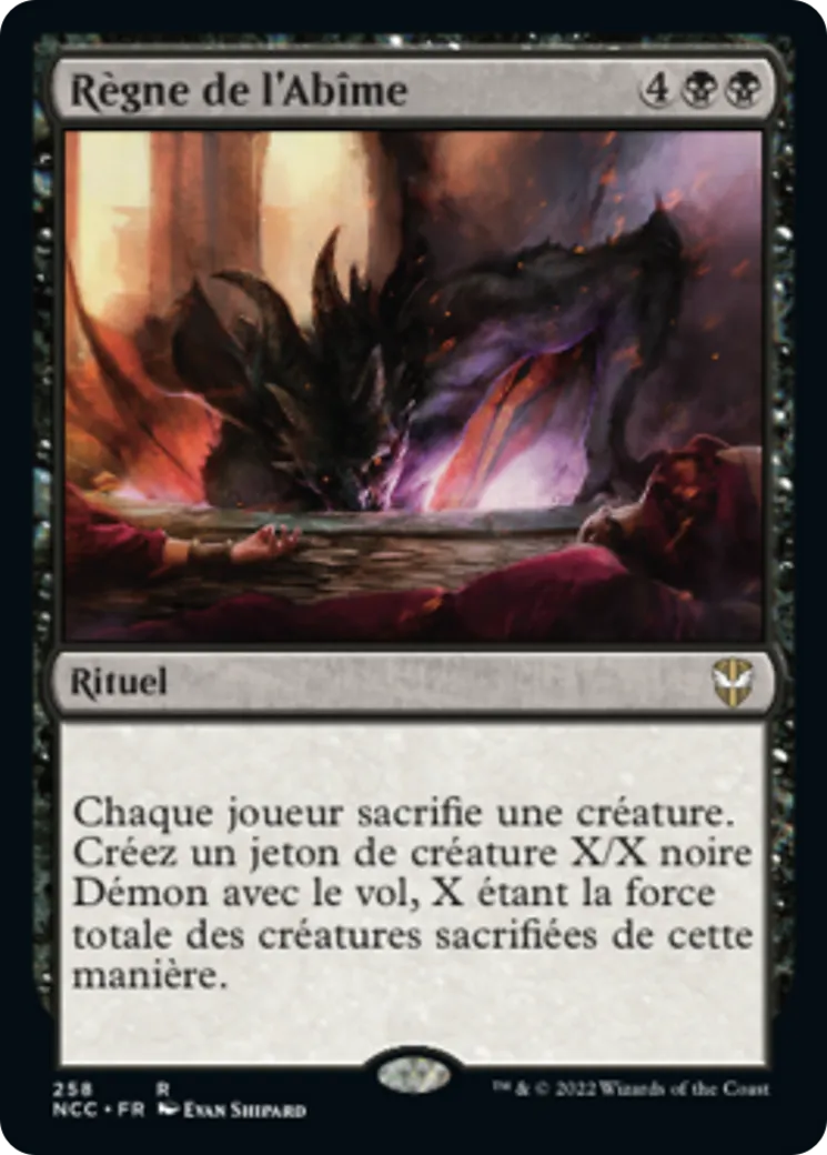 Règne de l'Abîme — New Capenna Commander — Magic: The Gathering
