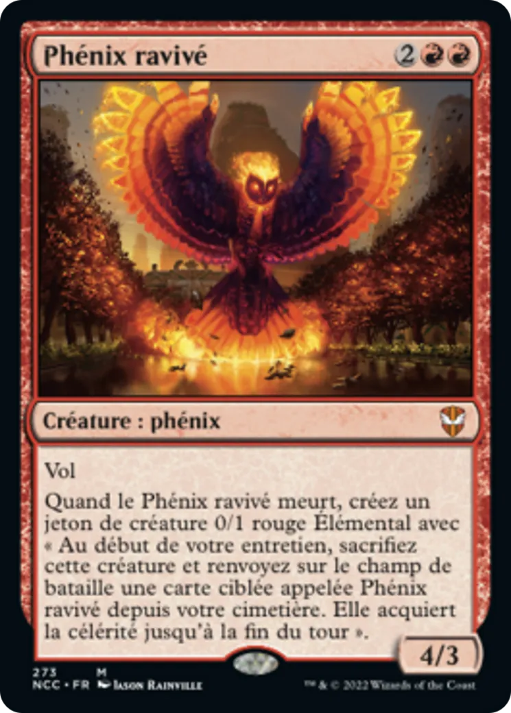 Phénix ravivé — New Capenna Commander — Magic: The Gathering