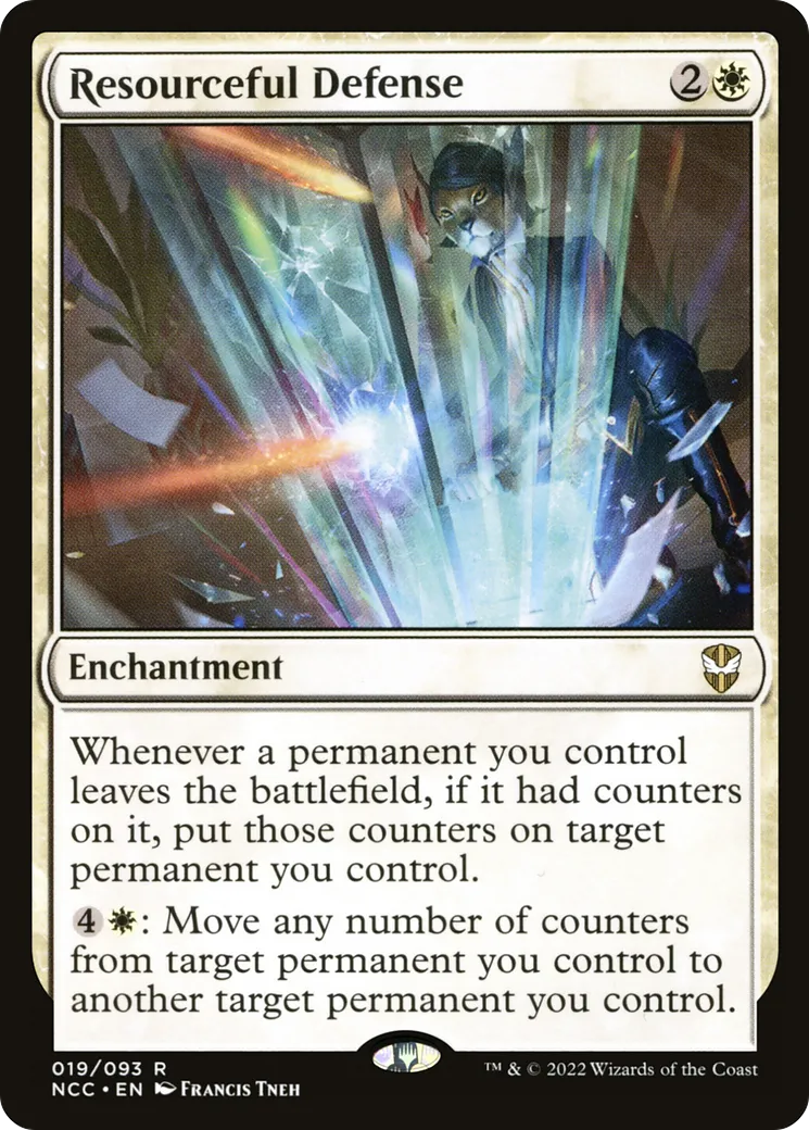 Resourceful Defense — New Capenna Commander — Magic: The Gathering