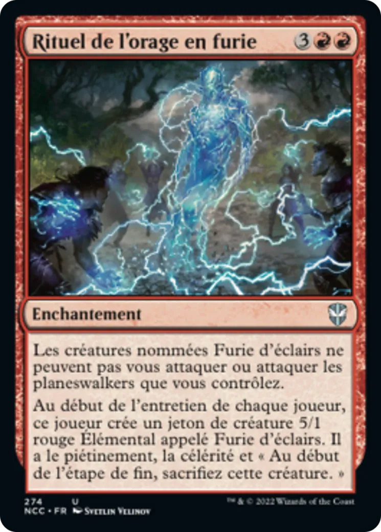 Rituel de l'orage en furie — New Capenna Commander — Magic: The Gathering