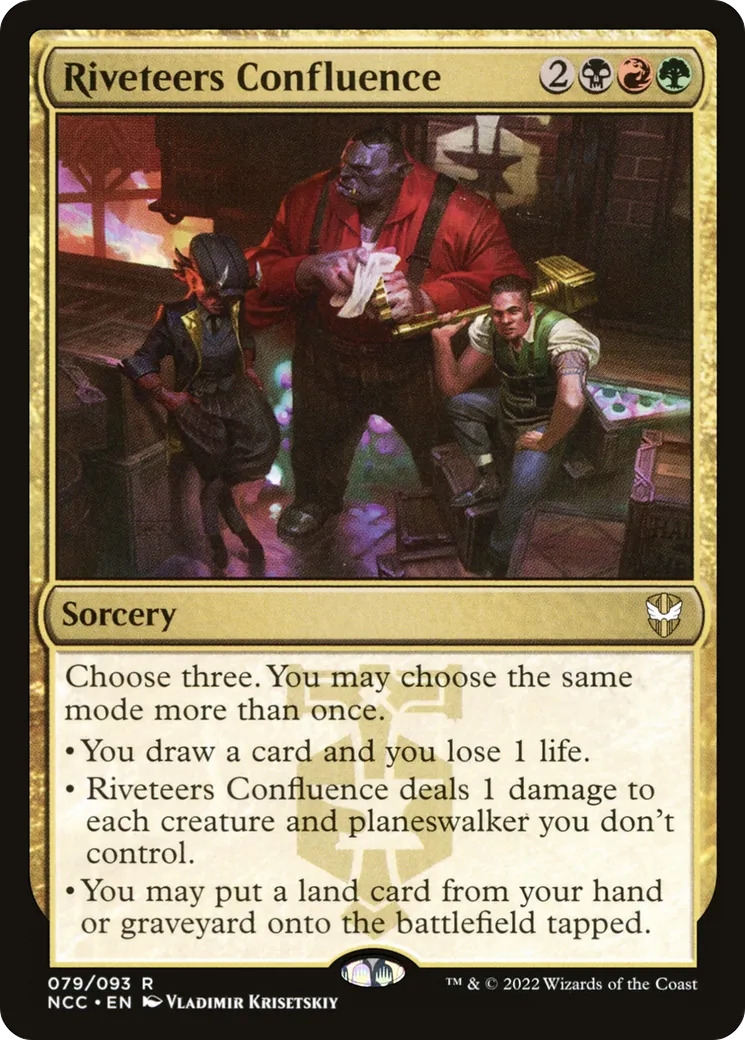 Riveteers Confluence from New Capenna Commander - Magic: The Gathering