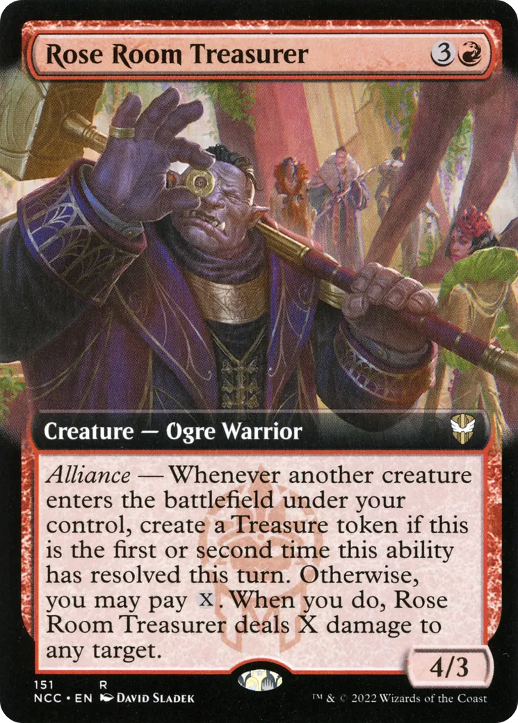 Rose Room Treasurer — New Capenna Commander — Magic: The Gathering