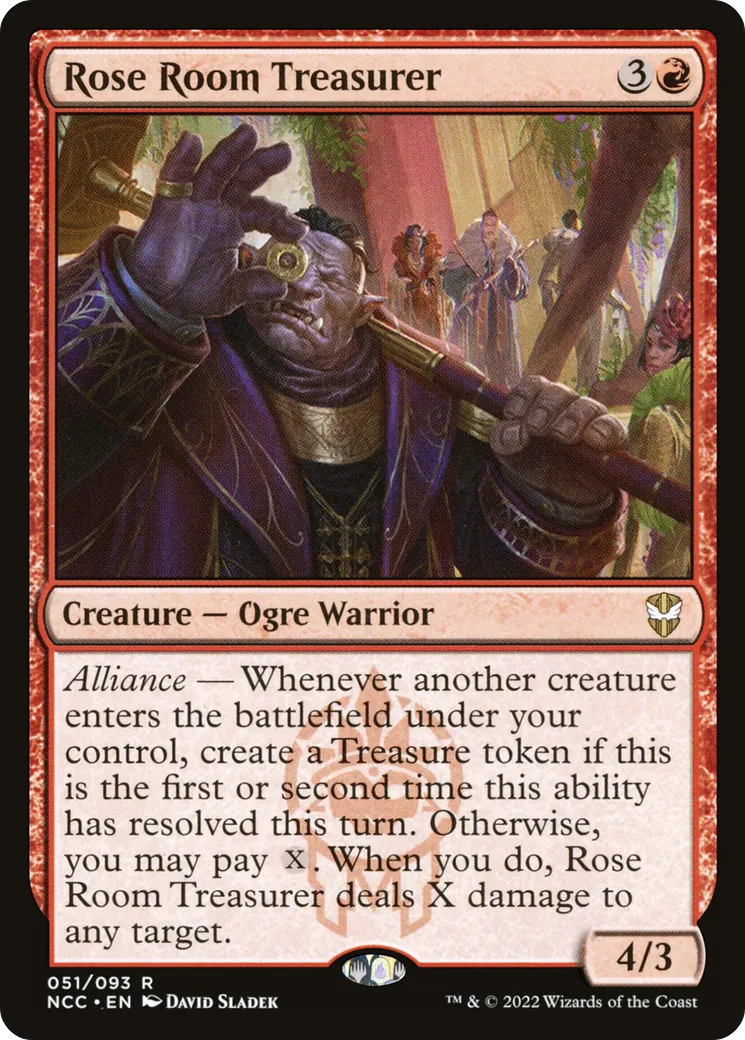 Rose Room Treasurer — New Capenna Commander — Magic: The Gathering