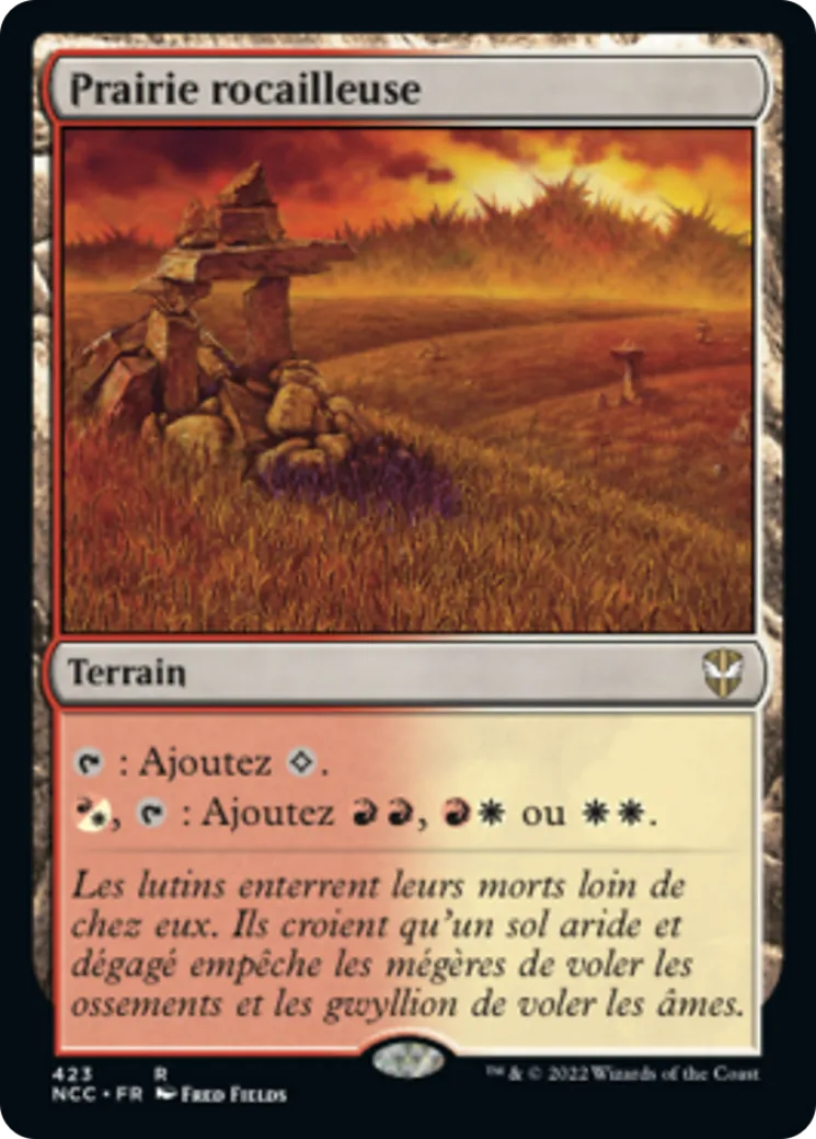 Prairie rocailleuse — New Capenna Commander — Magic: The Gathering