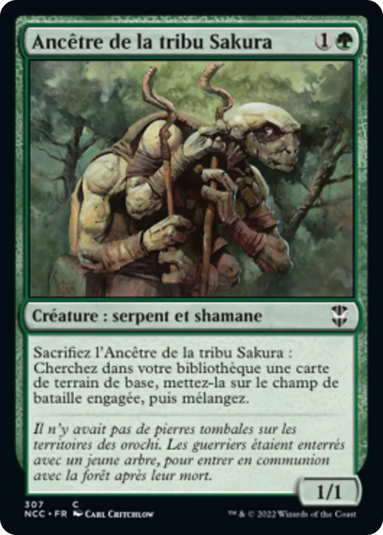 Ancêtre de la tribu Sakura — New Capenna Commander — Magic: The Gathering