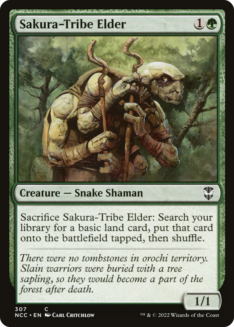 Sakura-Tribe Elder — New Capenna Commander — Magic: The Gathering