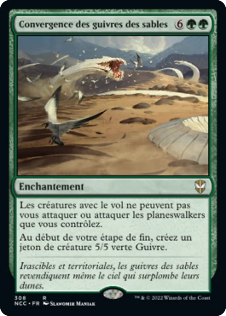 Convergence des guivres des sables — New Capenna Commander — Magic: The Gathering