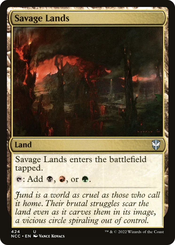 Savage Lands — New Capenna Commander — Magic: The Gathering
