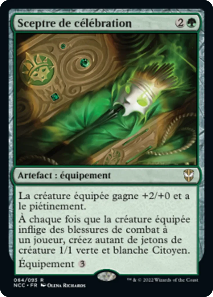 Sceptre de célébration — New Capenna Commander — Magic: The Gathering