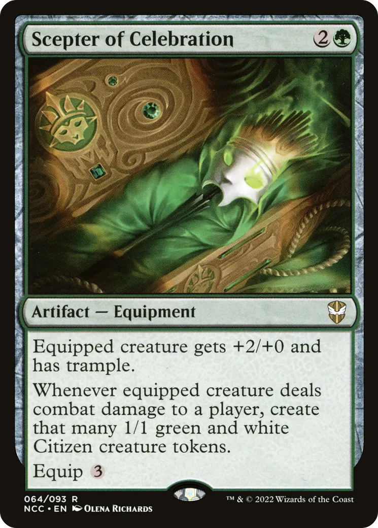 Scepter of Celebration — New Capenna Commander — Magic: The Gathering