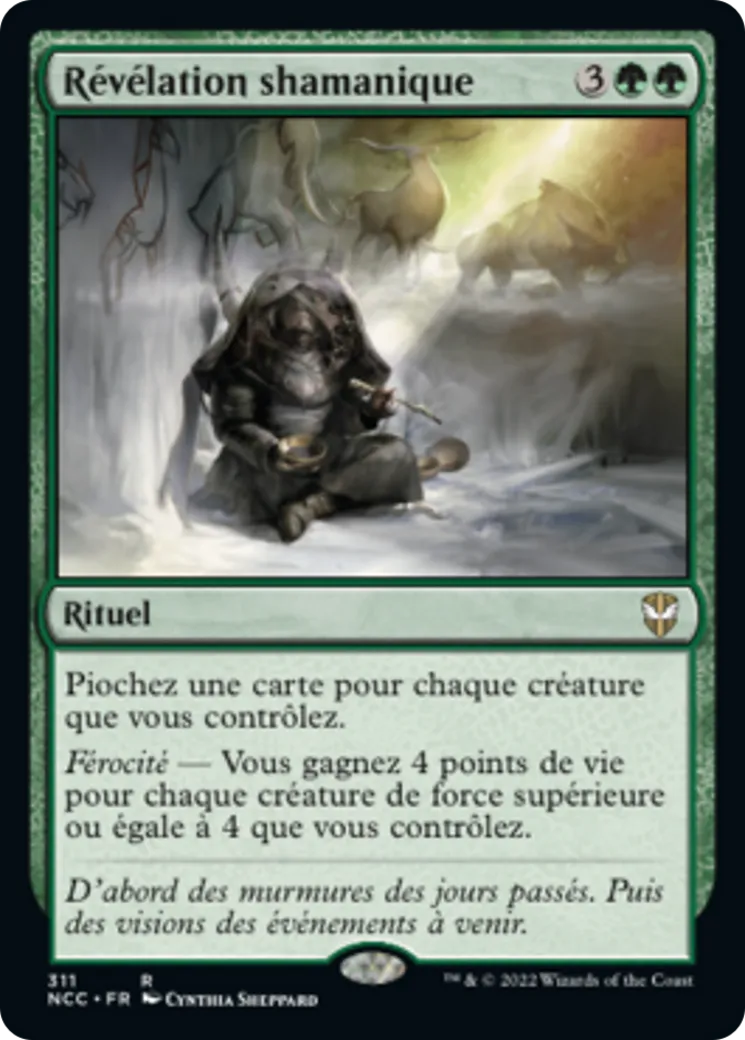 Révélation shamanique — New Capenna Commander — Magic: The Gathering
