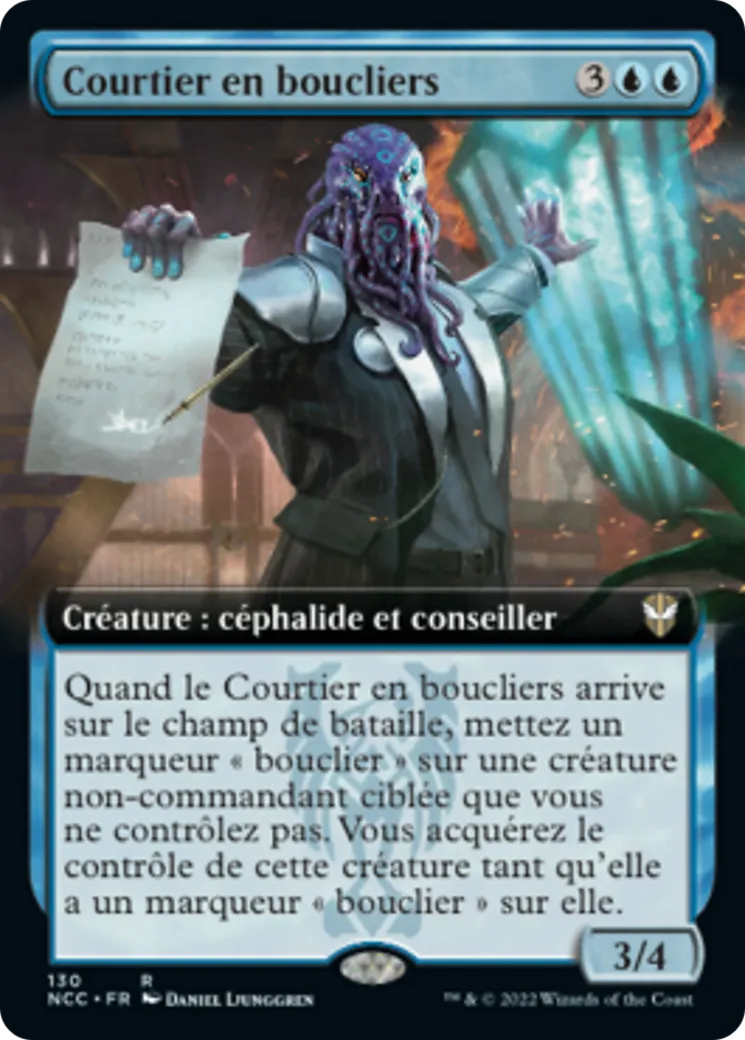Courtier en boucliers — New Capenna Commander — Magic: The Gathering