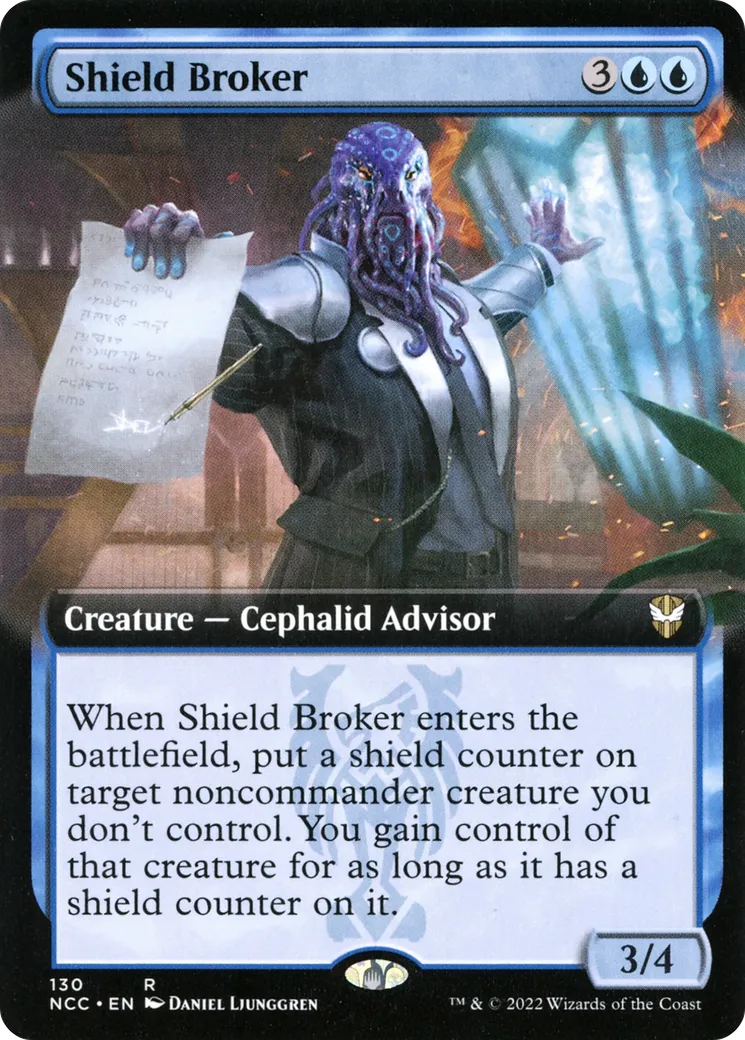 Courtier en boucliers — New Capenna Commander — Magic: The Gathering