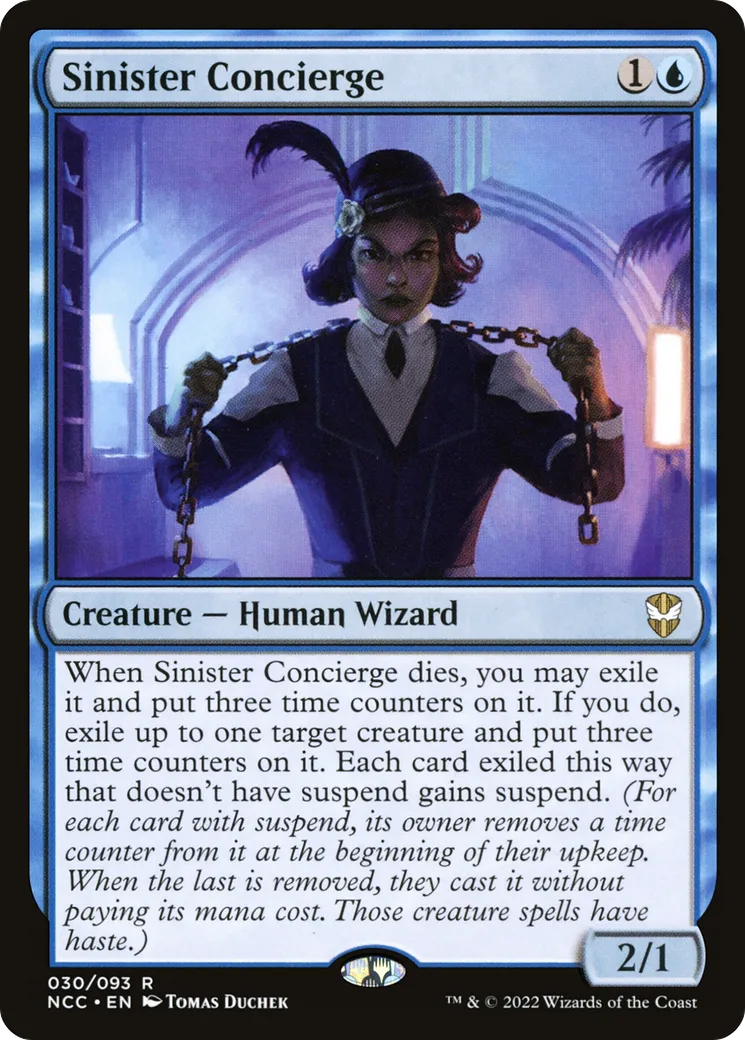 Sinister Concierge — New Capenna Commander — Magic: The Gathering