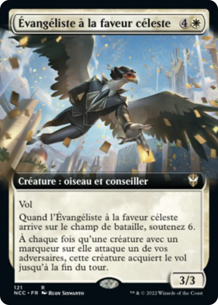 Évangéliste à la faveur céleste — New Capenna Commander — Magic: The Gathering