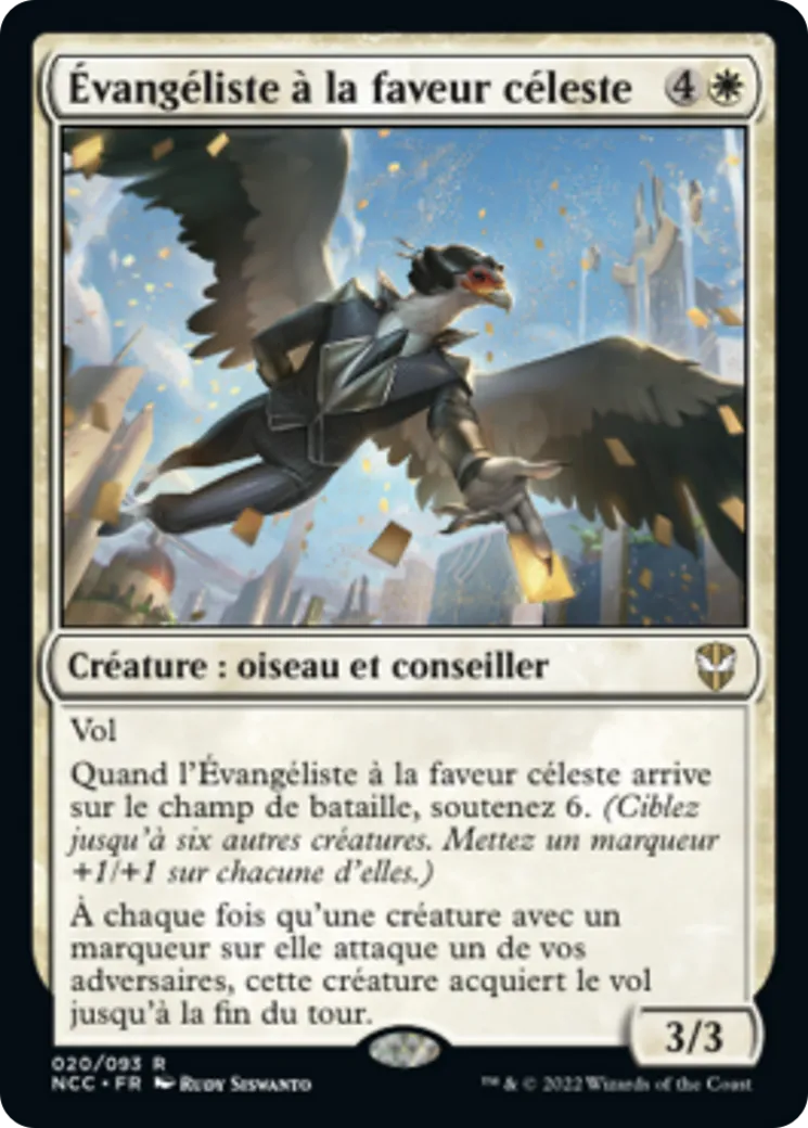 Évangéliste à la faveur céleste — New Capenna Commander — Magic: The Gathering