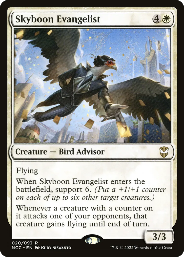 Skyboon Evangelist — New Capenna Commander — Magic: The Gathering