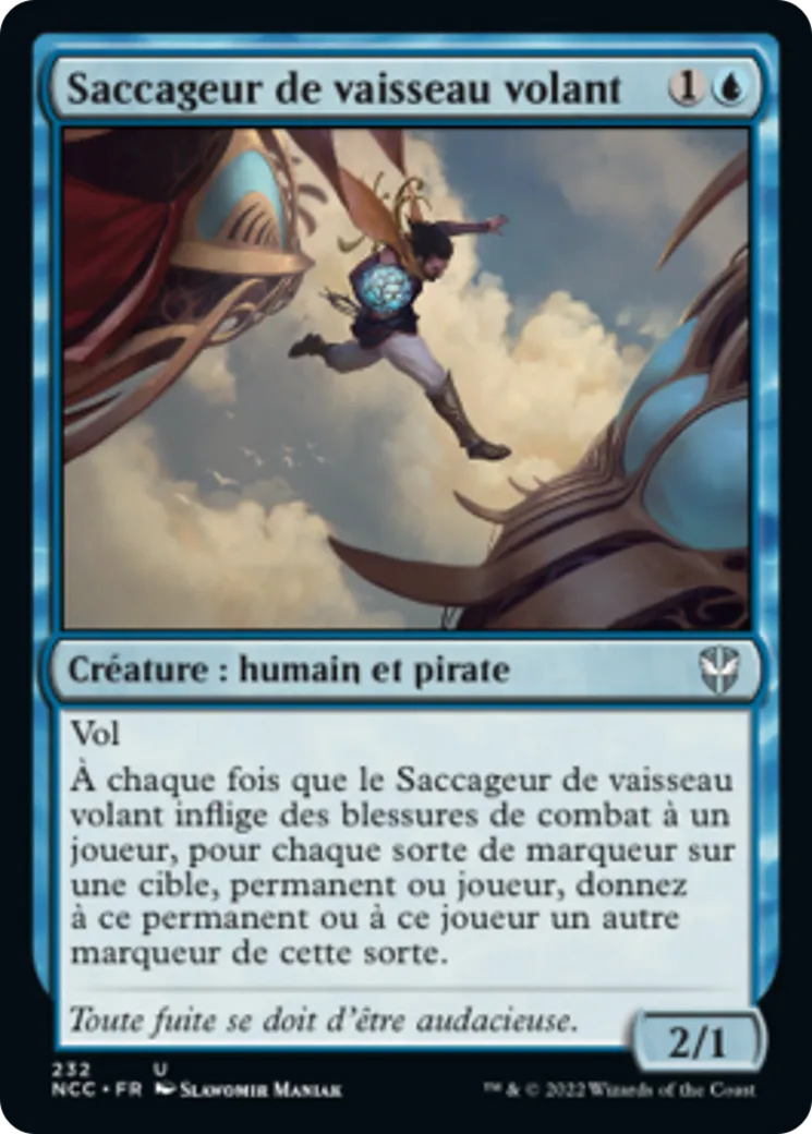 Saccageur de vaisseau volant — New Capenna Commander — Magic: The Gathering