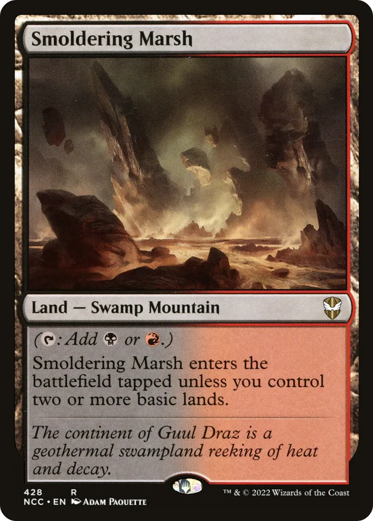 Smoldering Marsh — New Capenna Commander — Magic: The Gathering