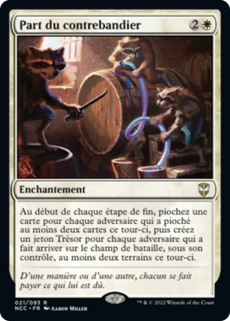Part du contrebandier — New Capenna Commander — Magic: The Gathering
