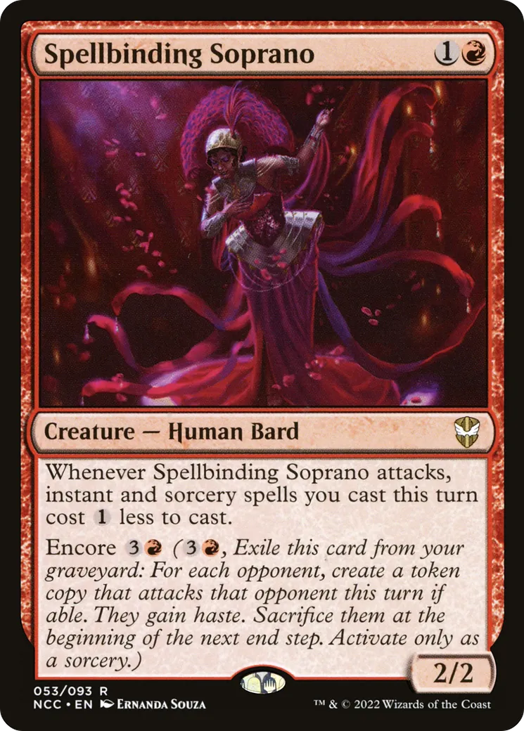 Spellbinding Soprano — New Capenna Commander — Magic: The Gathering