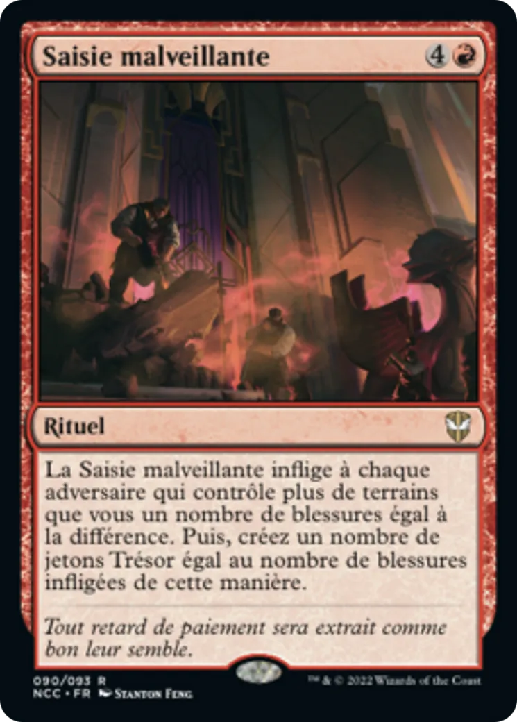 Saisie malveillante — New Capenna Commander — Magic: The Gathering