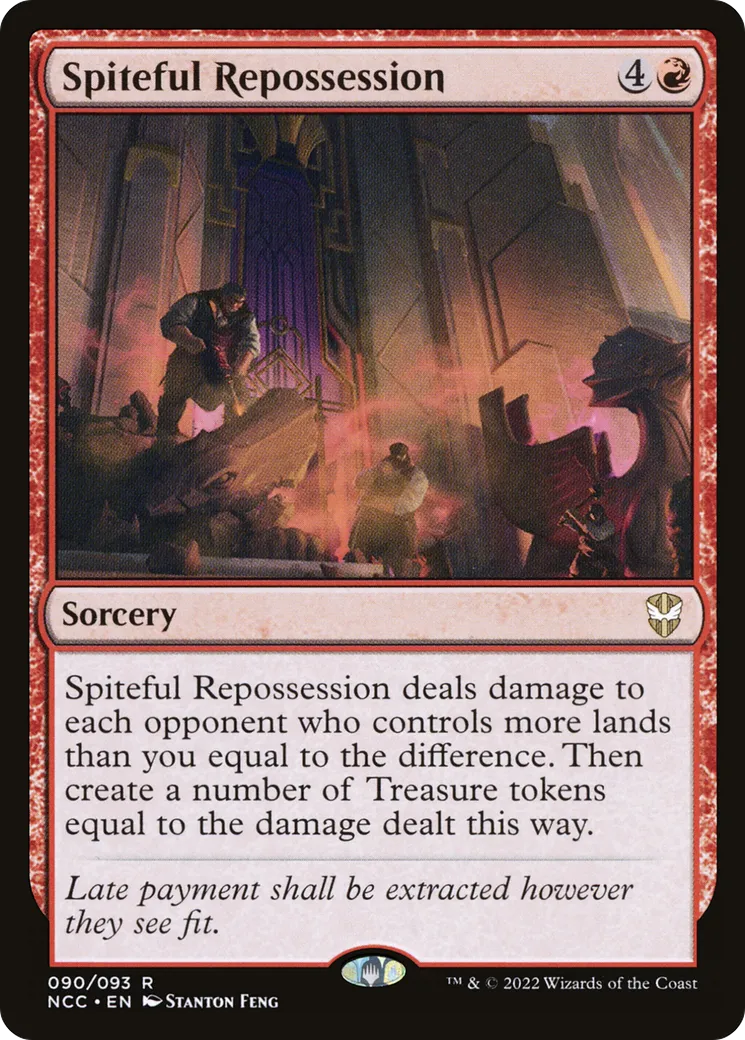 Spiteful Repossession — New Capenna Commander — Magic: The Gathering