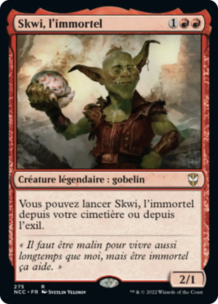 Skwi, l'immortel — New Capenna Commander — Magic: The Gathering