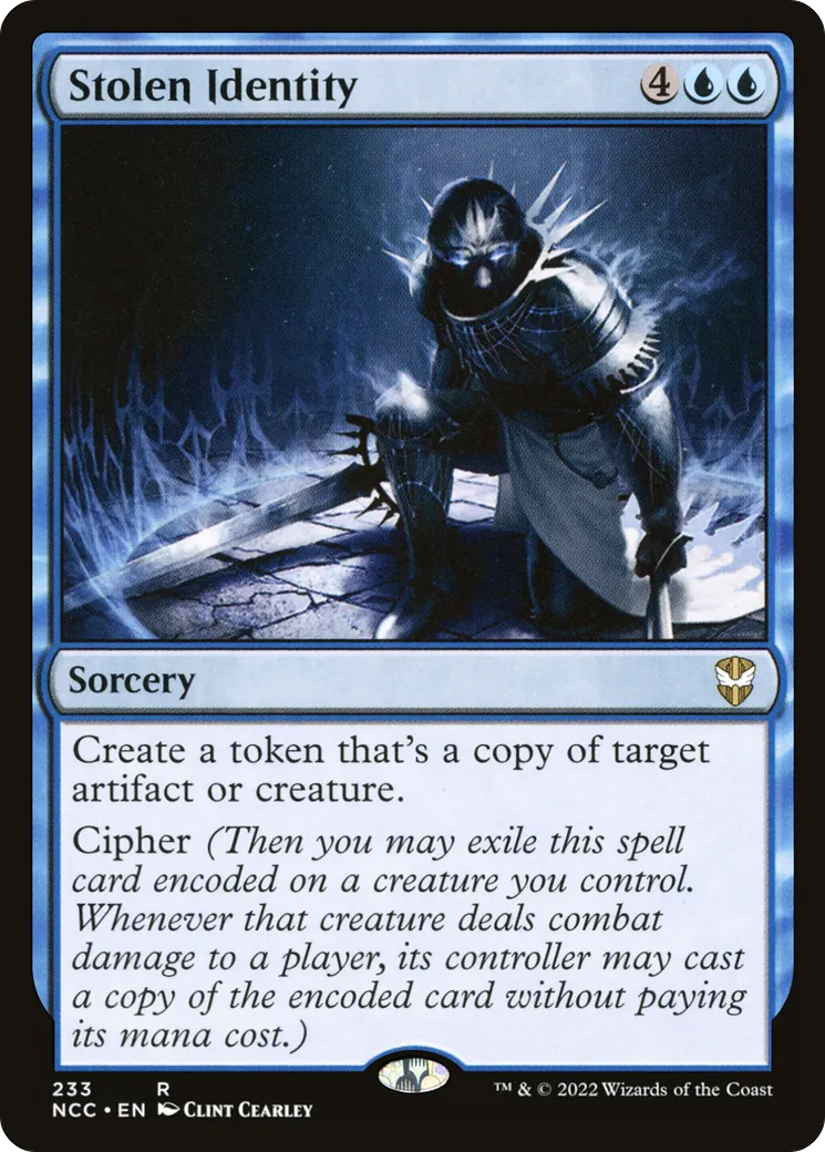 Stolen Identity — New Capenna Commander — Magic: The Gathering