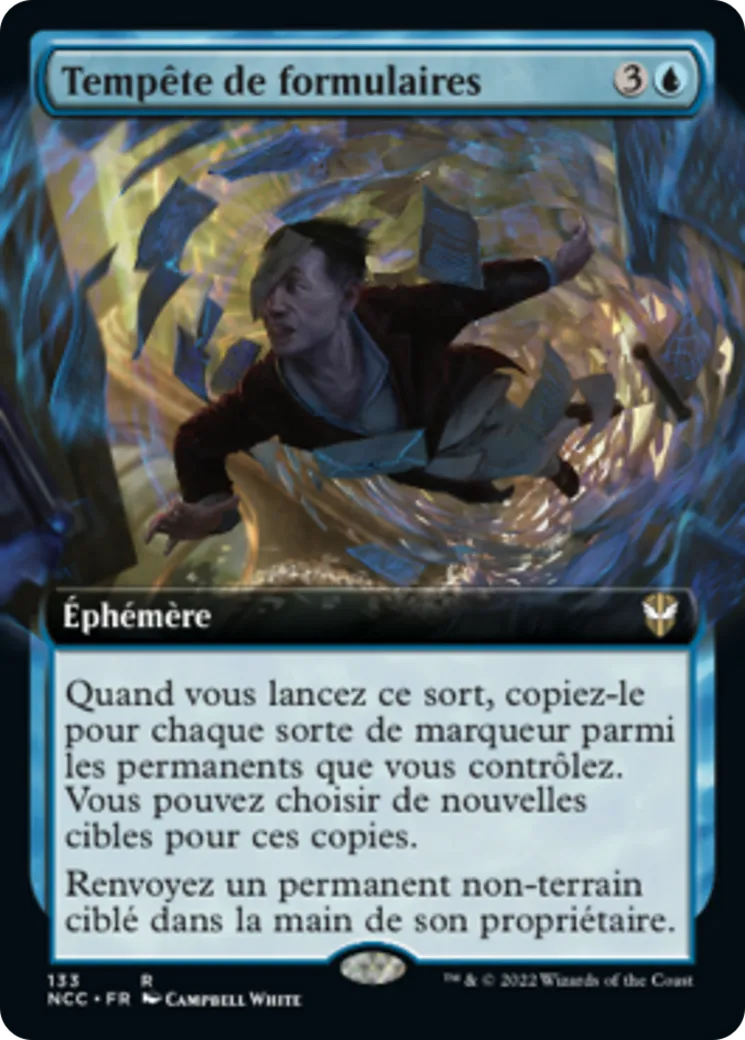 Tempête de formulaires — New Capenna Commander — Magic: The Gathering