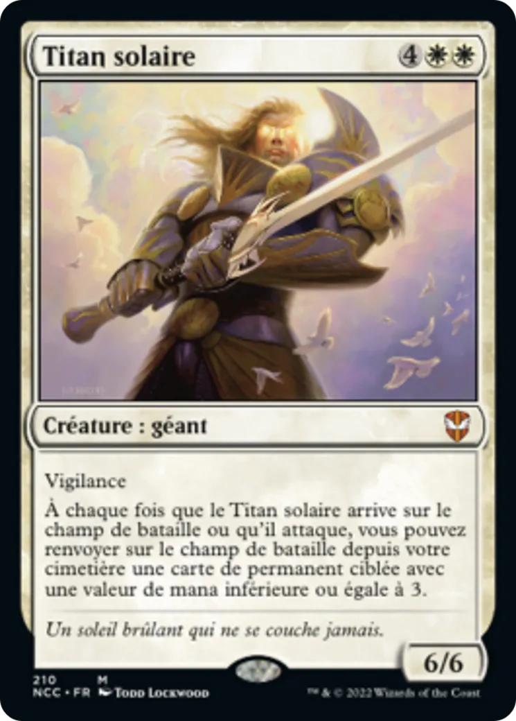 Titan solaire — New Capenna Commander — Magic: The Gathering