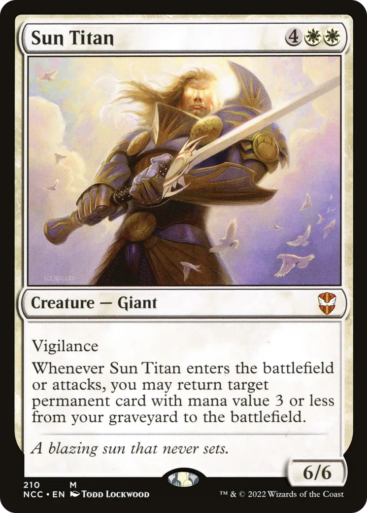 Sun Titan — New Capenna Commander — Magic: The Gathering