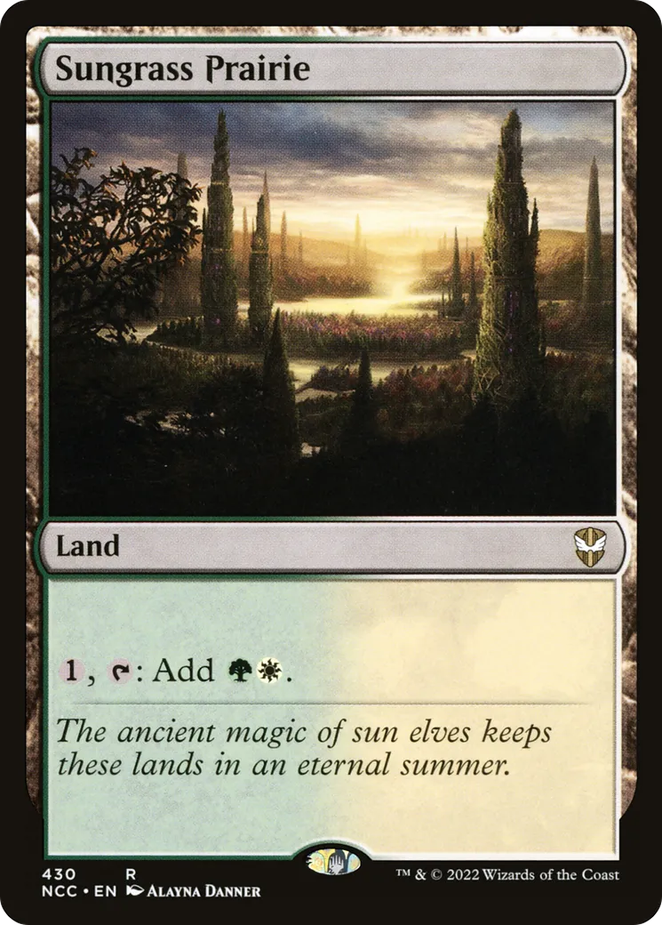 Sungrass Prairie — New Capenna Commander — Magic: The Gathering