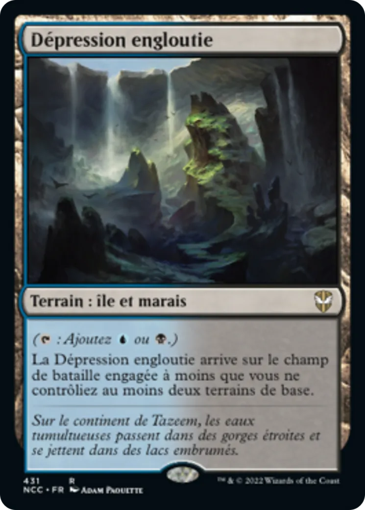 Dépression engloutie — New Capenna Commander — Magic: The Gathering