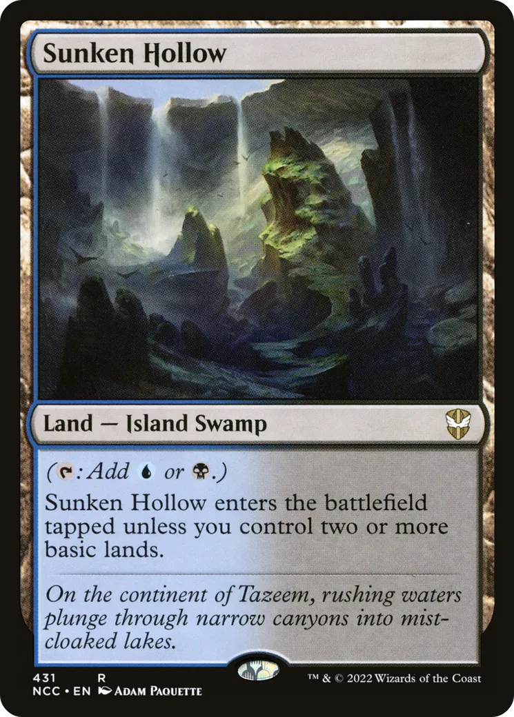 Dépression engloutie — New Capenna Commander — Magic: The Gathering