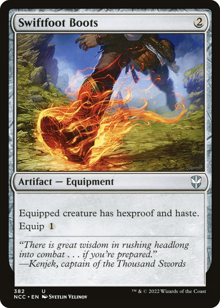 Swiftfoot Boots from New Capenna Commander - Magic: The Gathering