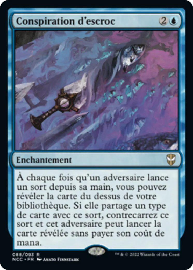 Conspiration d'escroc — New Capenna Commander — Magic: The Gathering
