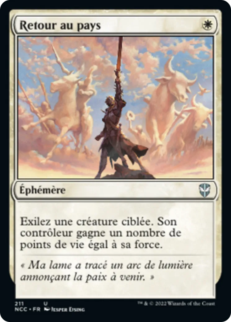 Retour au pays — New Capenna Commander — Magic: The Gathering