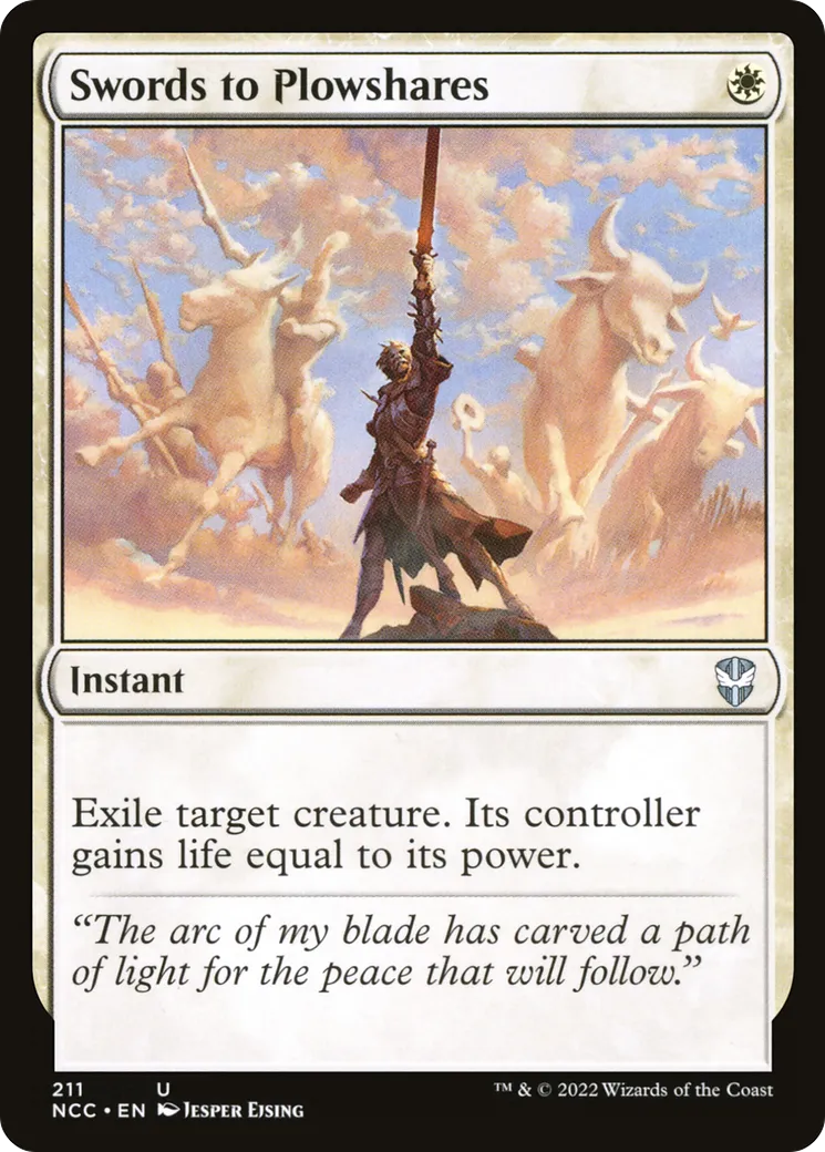 Swords to Plowshares — New Capenna Commander — Magic: The Gathering