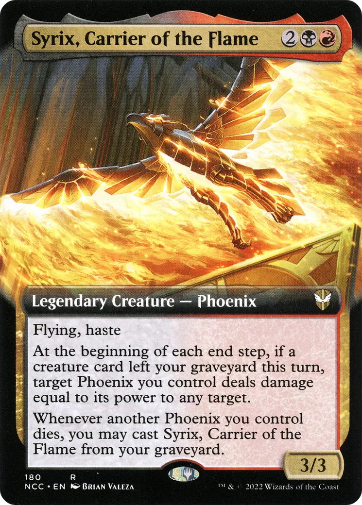 Syrix, Carrier of the Flame — New Capenna Commander — Magic: The Gathering