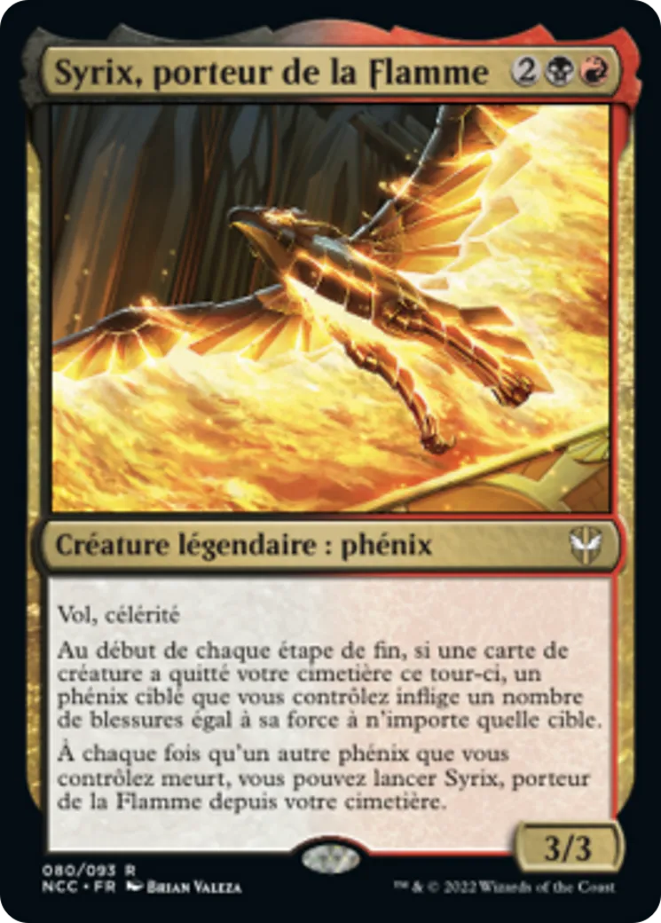 Syrix, porteur de la Flamme — New Capenna Commander — Magic: The Gathering