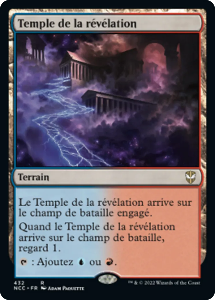 Temple de la révélation — New Capenna Commander — Magic: The Gathering