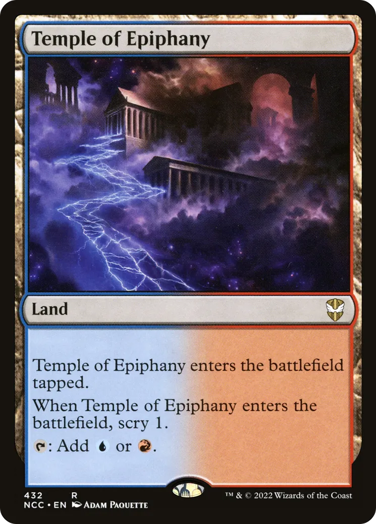 Temple of Epiphany — New Capenna Commander — Magic: The Gathering